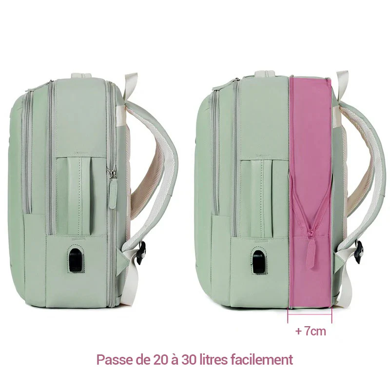 Vind petit sac à dos de voyage extensible – Image 6