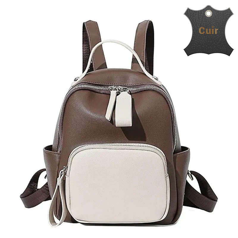 Lize petit sac à dos femme cuir – Image 2