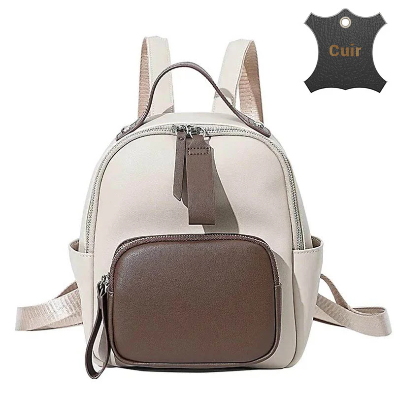 Lize petit sac à dos femme cuir – Image 3