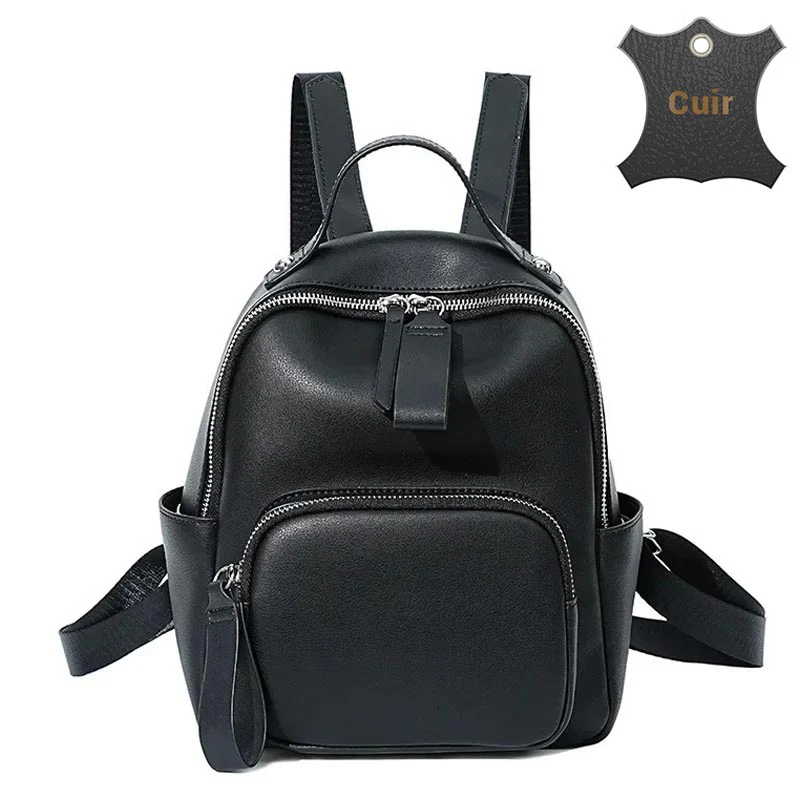 Lize petit sac à dos femme cuir – Image 4