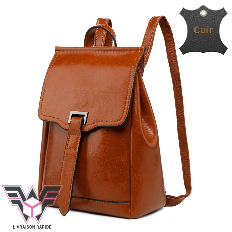 Tyler petit sac à dos femme cuir transformable – Image 3