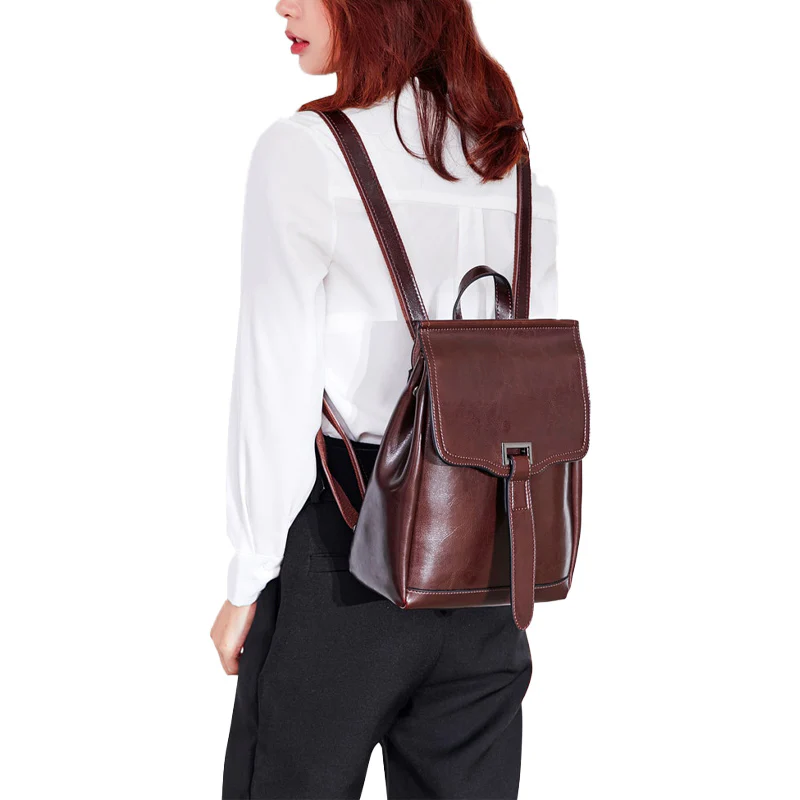 Tyler petit sac à dos femme cuir transformable – Image 6