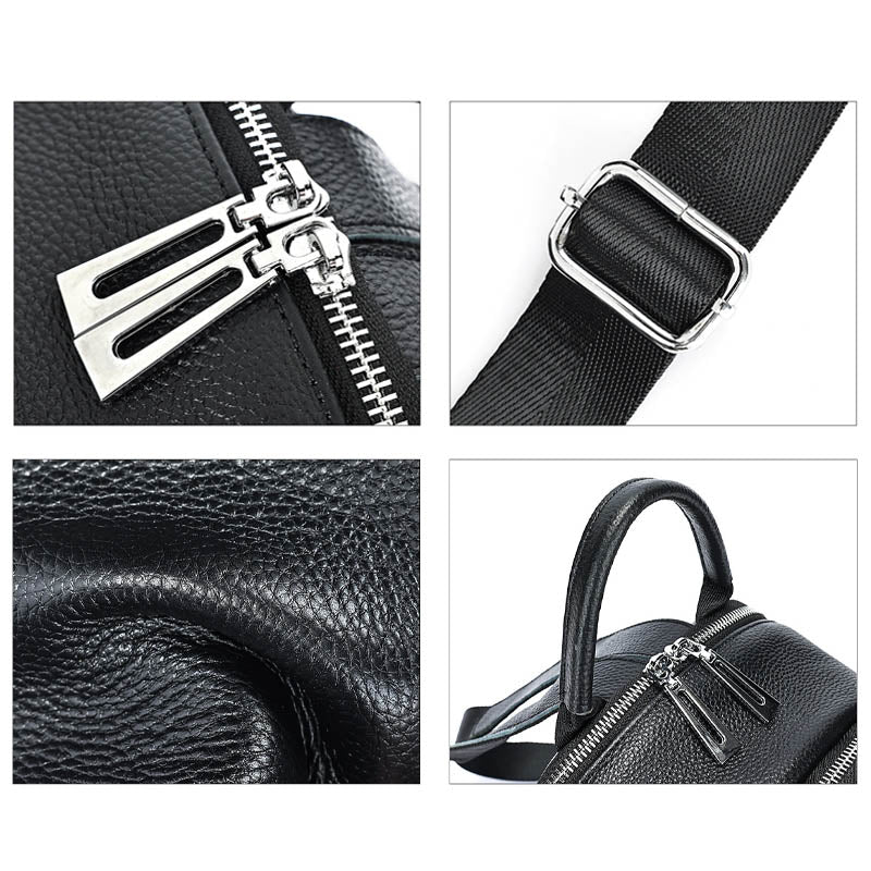 Hazel petit sac à dos femme cuir – Image 7