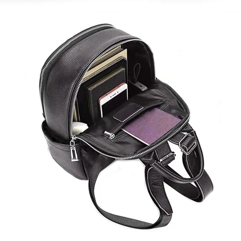 Hazel petit sac à dos femme cuir – Image 8