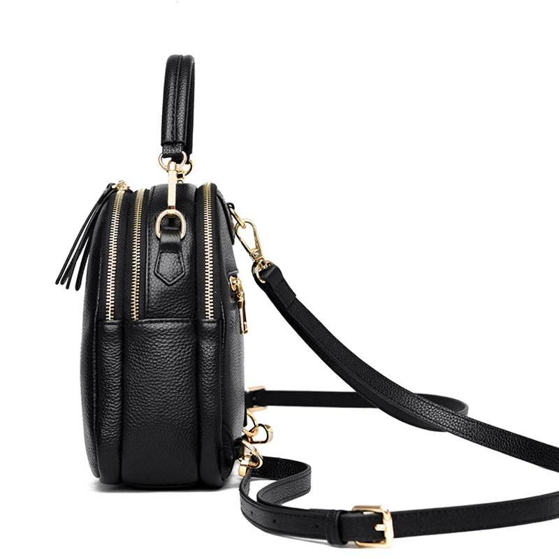 Darwin petit sac à dos femme cuir – Image 4