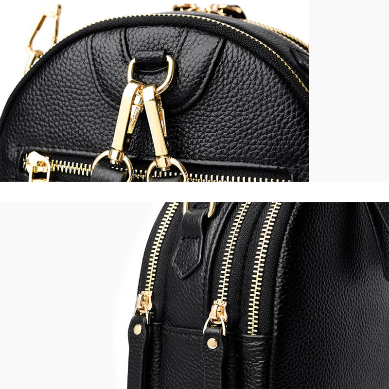 Darwin petit sac à dos femme cuir – Image 7