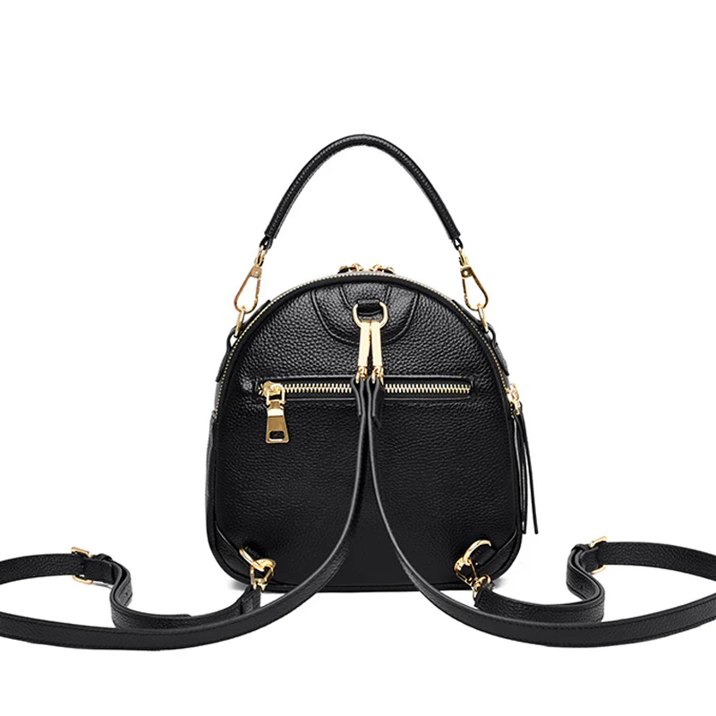 Darwin petit sac à dos femme cuir – Image 5