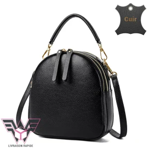 Darwin petit sac à dos femme cuir