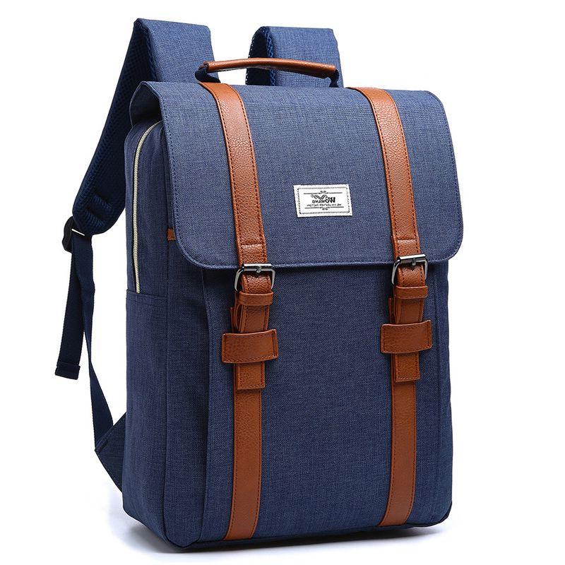 Petit sac à dos homme vintage en toile – Image 6