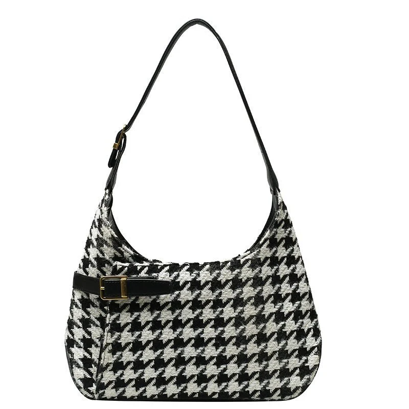Petit Sac à Main Noir et Blanc