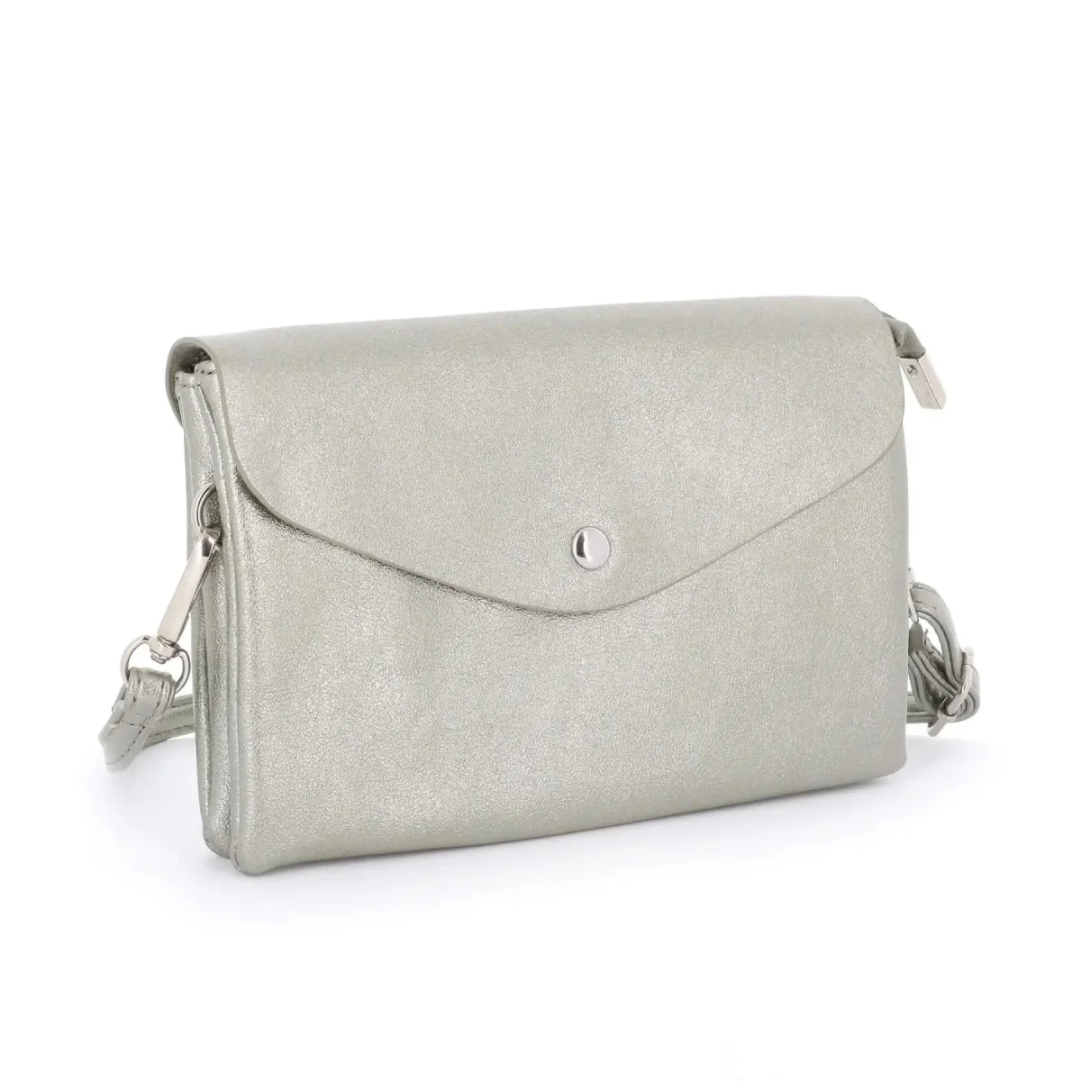 Petit sac bandoulière similicuir irisé 2 compartiments – Image 3