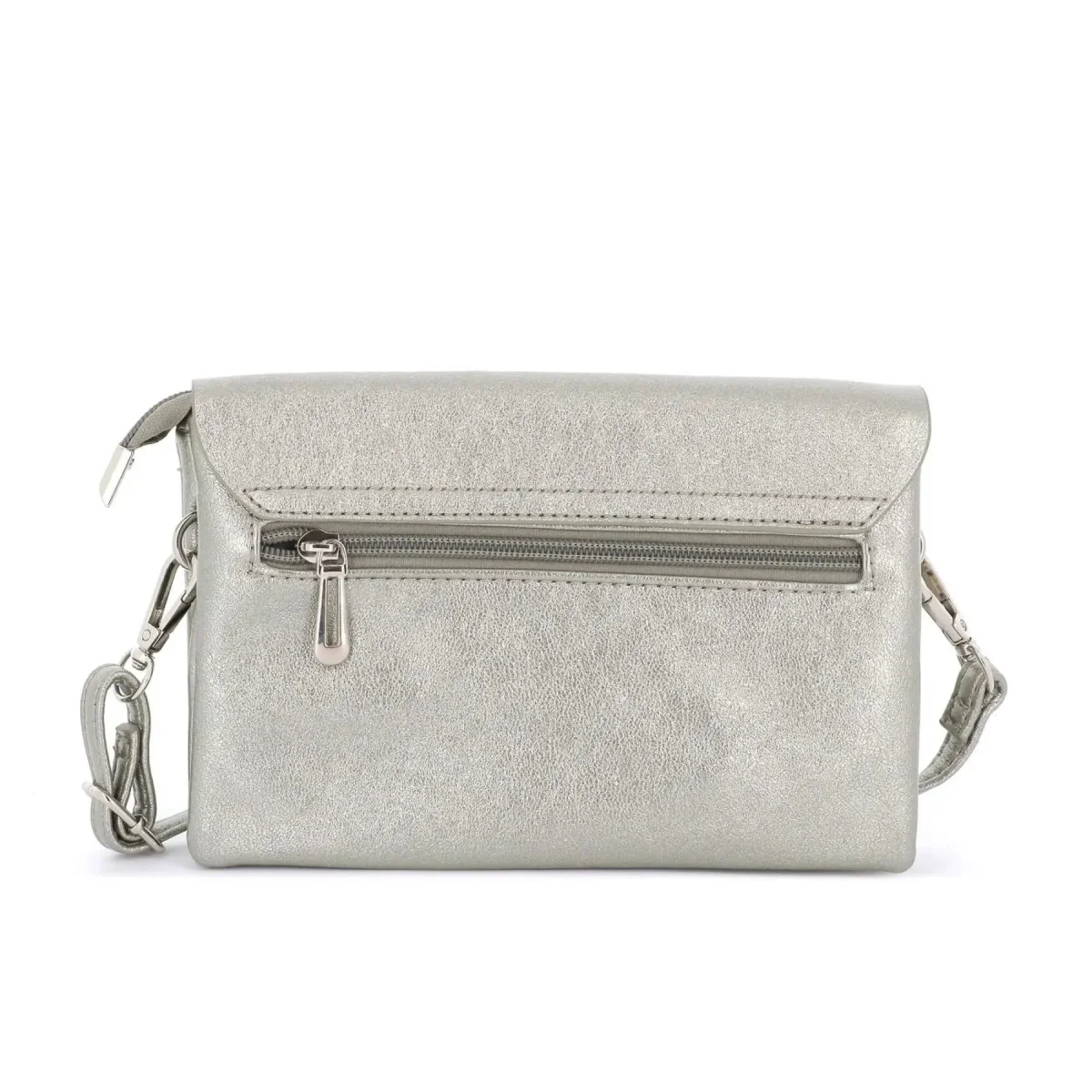 Petit sac bandoulière similicuir irisé 2 compartiments – Image 4