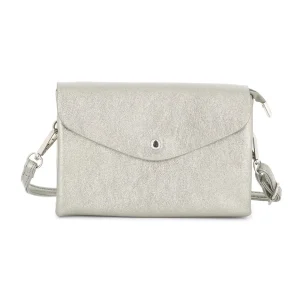 Petit sac bandoulière similicuir irisé 2 compartiments