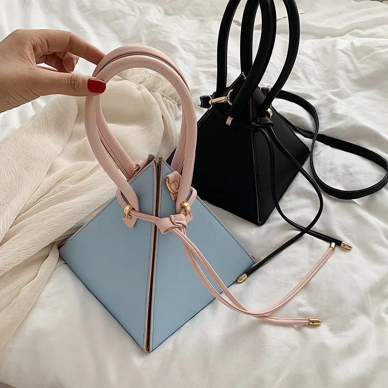 Petit Sac Bandoulière Femme Triangle – Image 9