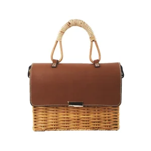 Petit Sac Bandoulière Rotin