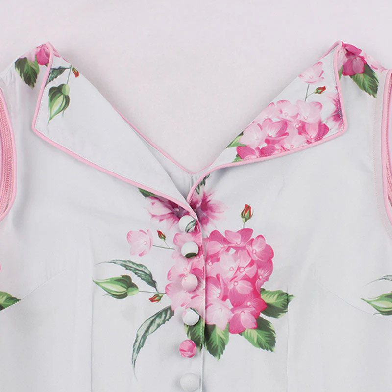 Robe Année 50 Blanche – Image 5