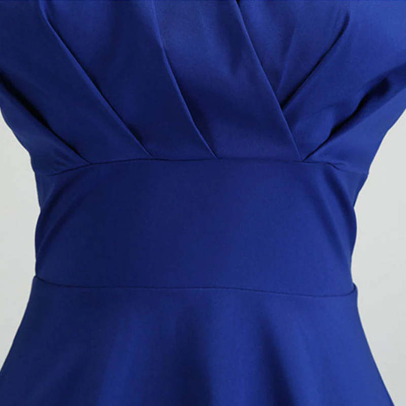 Robe Année 50 Bleu Nuit – Image 6