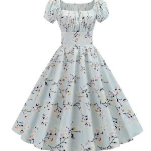 Robe Année 50 Cerisier