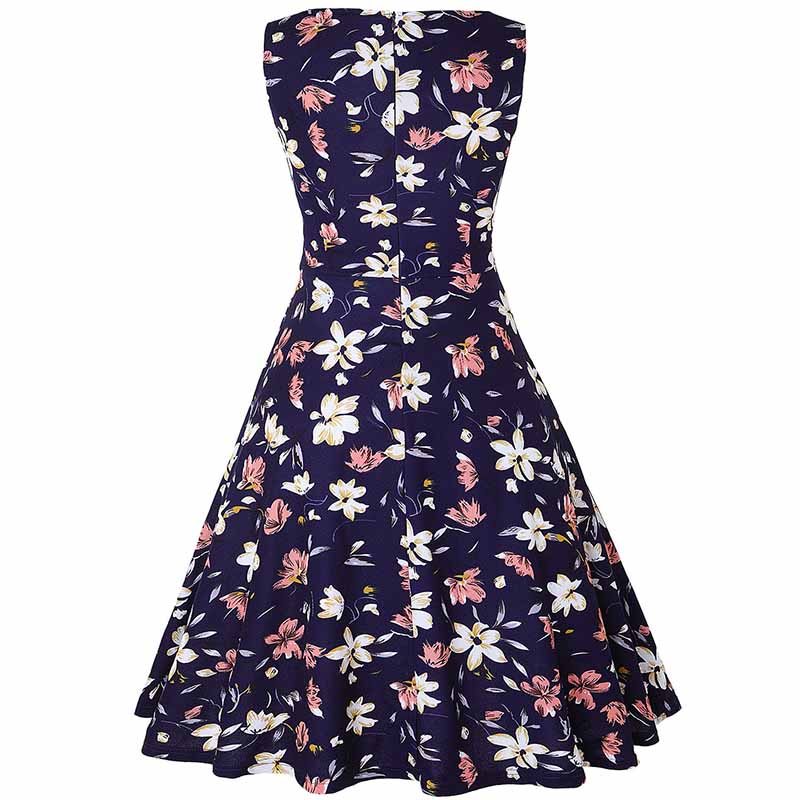 Robe Fleurie Retro – Image 4