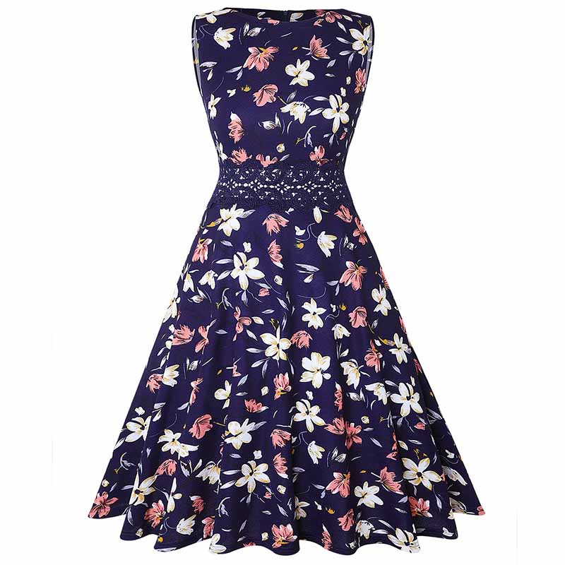 Robe Fleurie Retro – Image 2