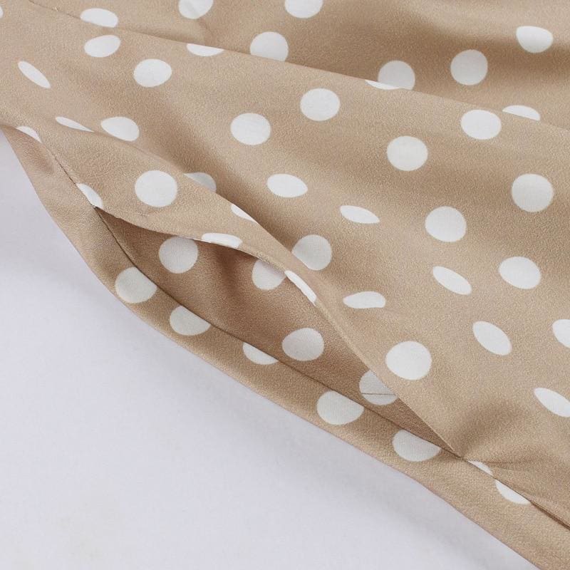 Robe Longue à Pois Années 50 – Image 6