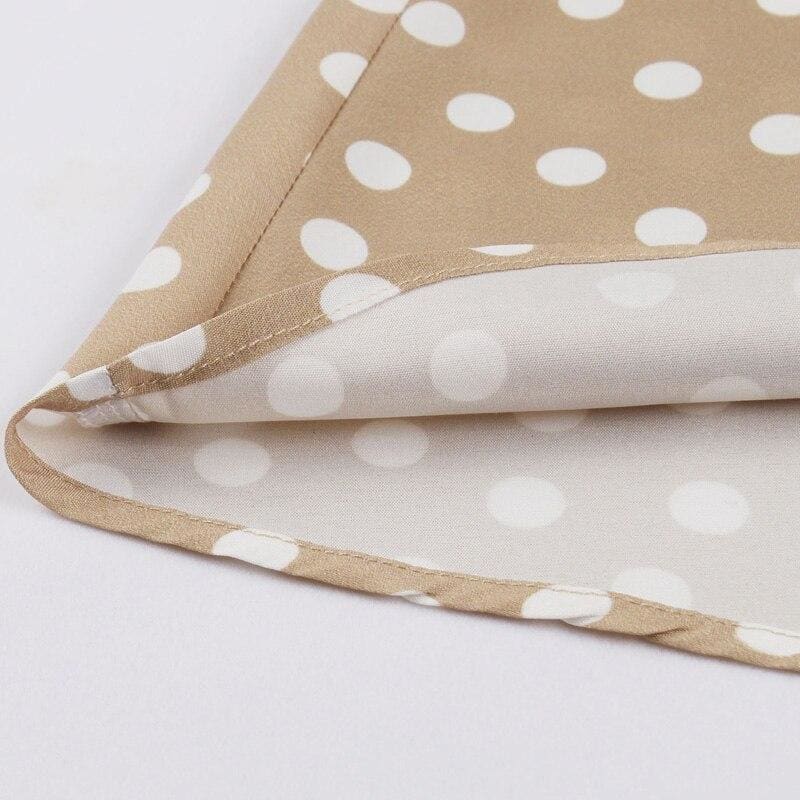 Robe Longue à Pois Années 50 – Image 7