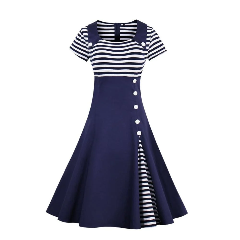 Robe Marinière Femme Années 50 – Image 3