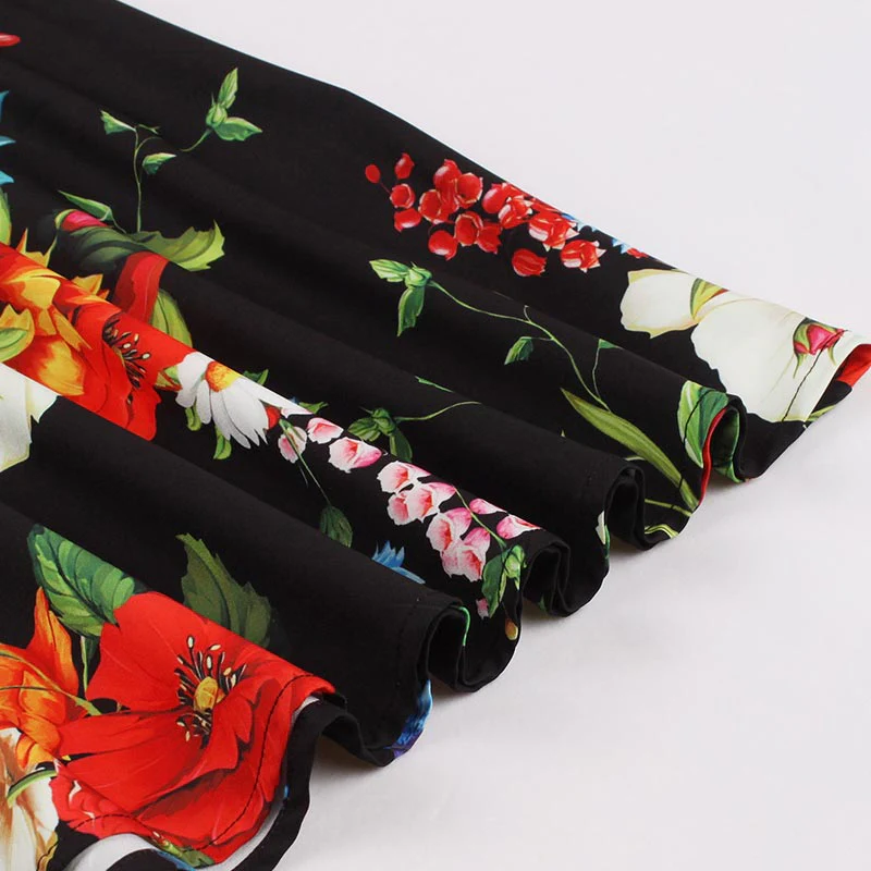 Robe Noire Style Année 50 – Image 6