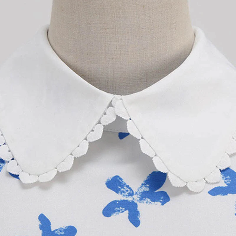 Robe Années 50 Papillon Bleu – Image 5