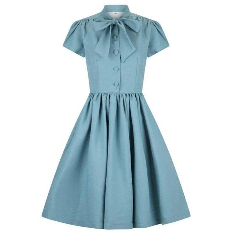 Robe Retro Bleu – Image 2