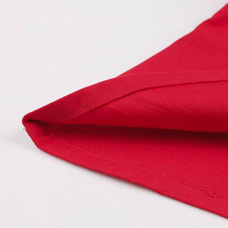 Robe Gothique Rouge et Noire Années 50 – Image 9