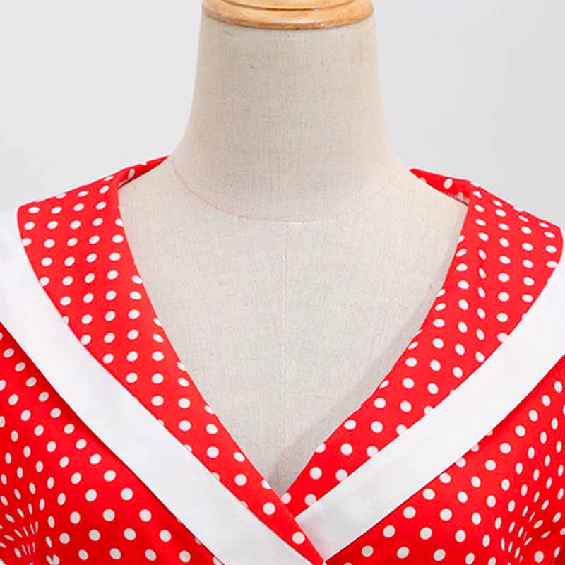 Robe Rouge Années 50 – Image 5