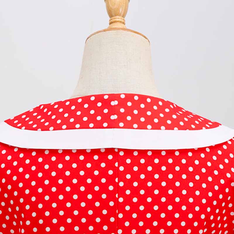 Robe Rouge Années 50 – Image 6