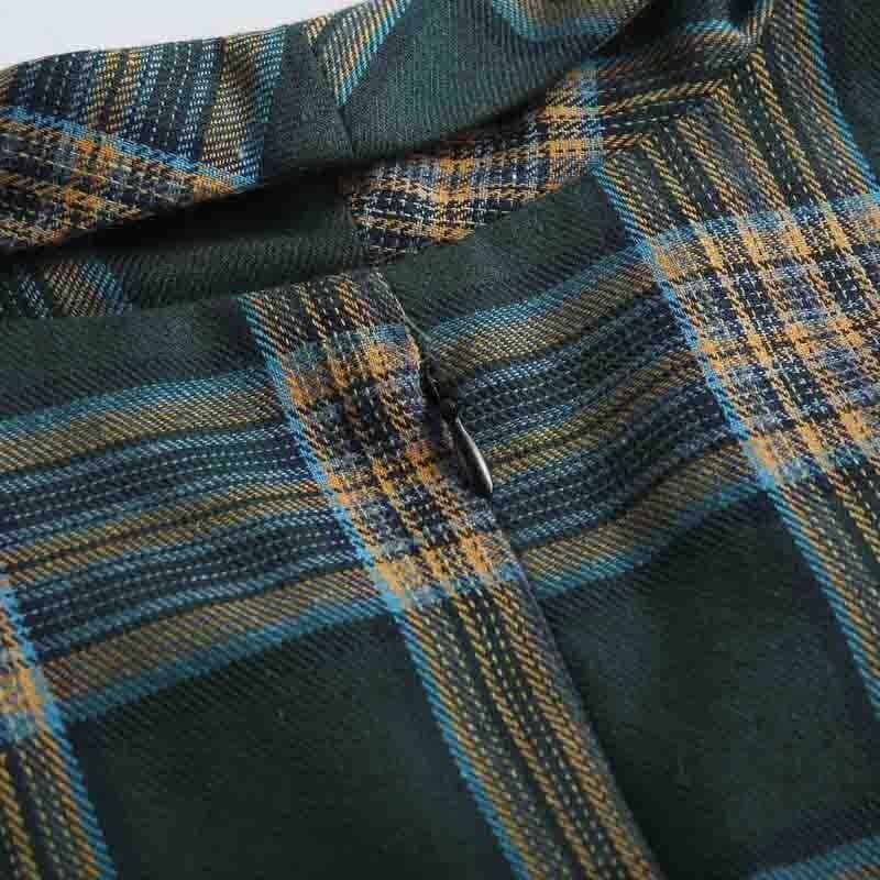 Robe Verte à Carreaux Années 50 – Image 5