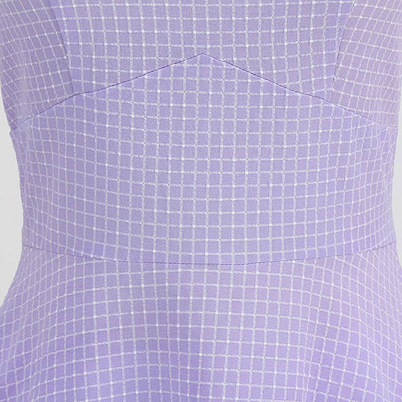 Robe Violette Année 50 – Image 5