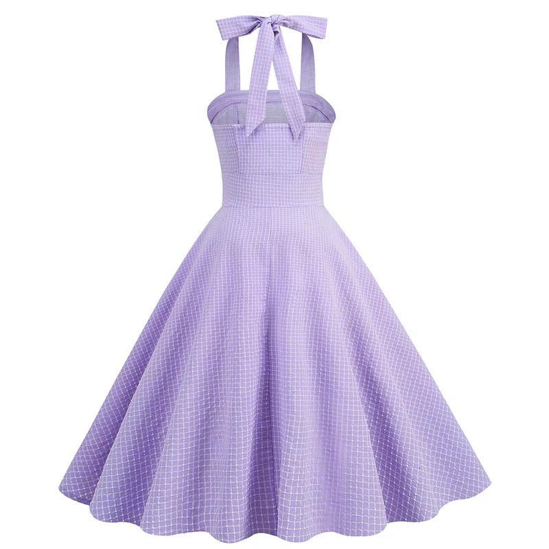 Robe Violette Année 50 – Image 4