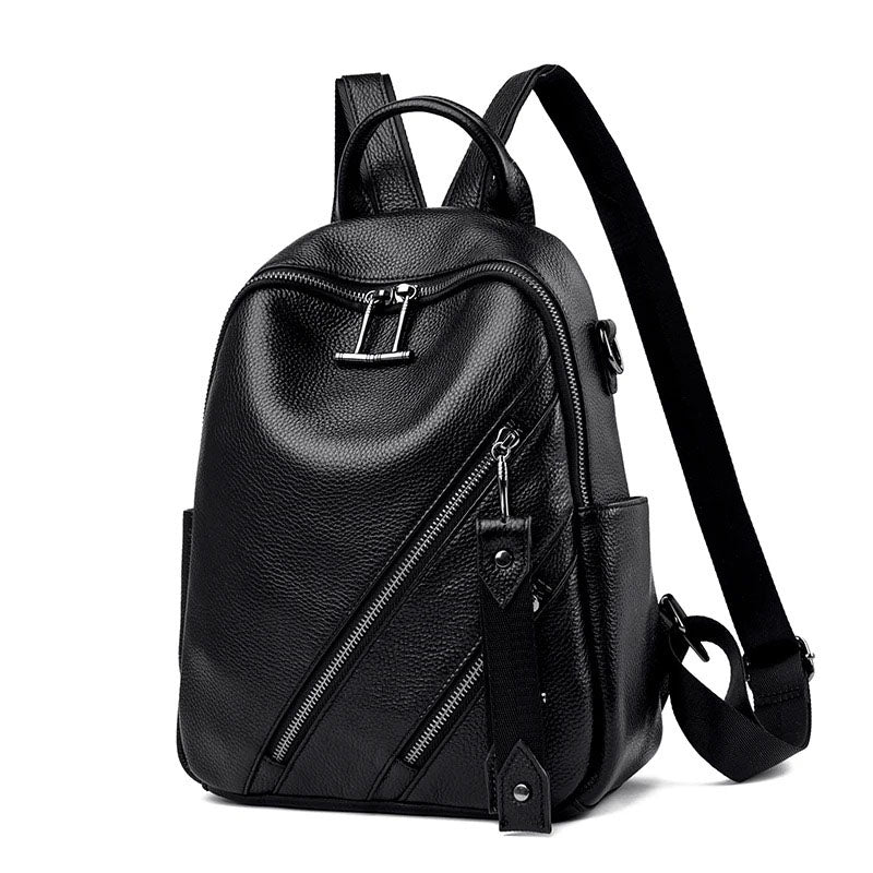 Dark sac à dos femme cuir noir – Image 5