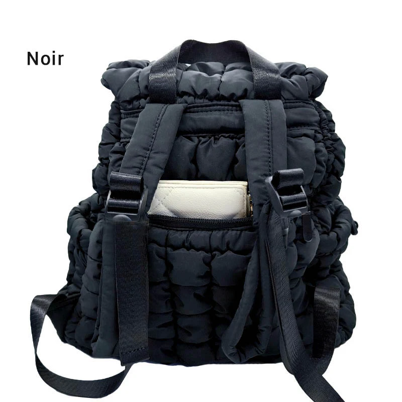 Flufy sac à dos femme matelassé tendance – Image 8