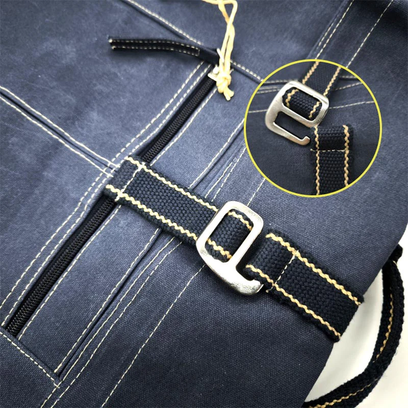 Domelo sac à dos femme toile denim – Image 8