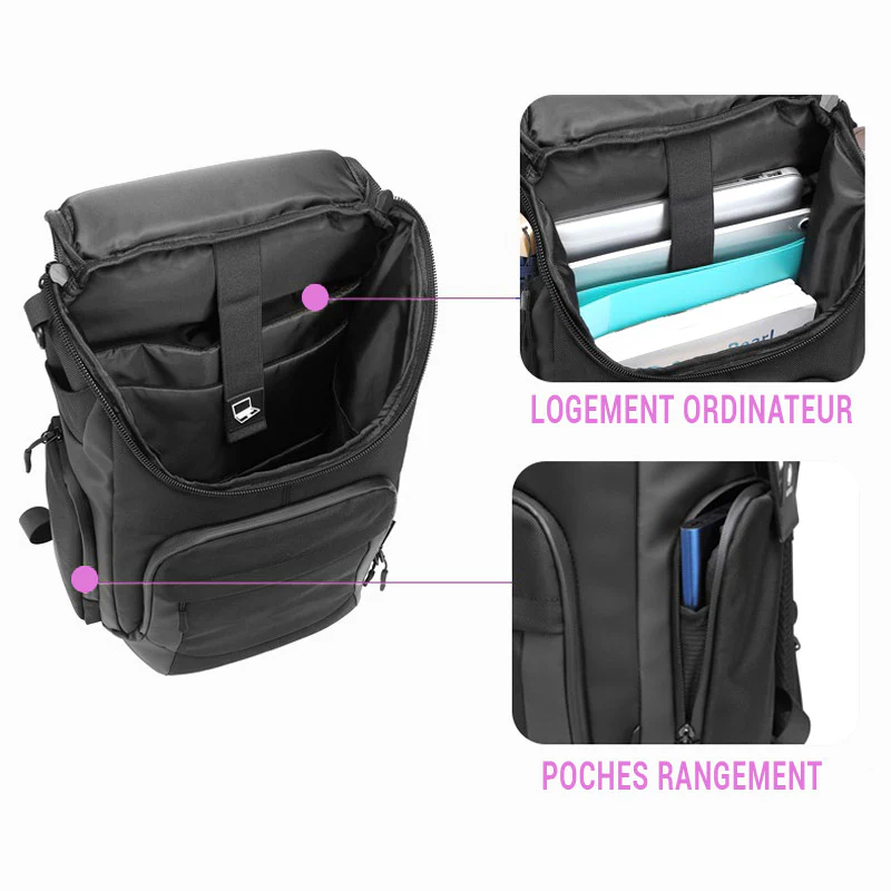 Ozuko sac à dos de voyage femme – Image 7