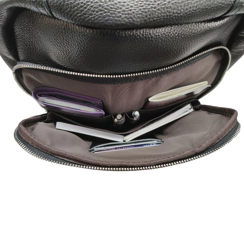 Calvin sac à dos cuir femme ordinateur – Image 7