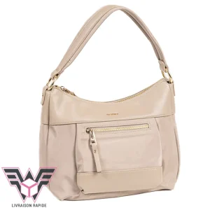 Léa sac à main femme bandoulière multipoches