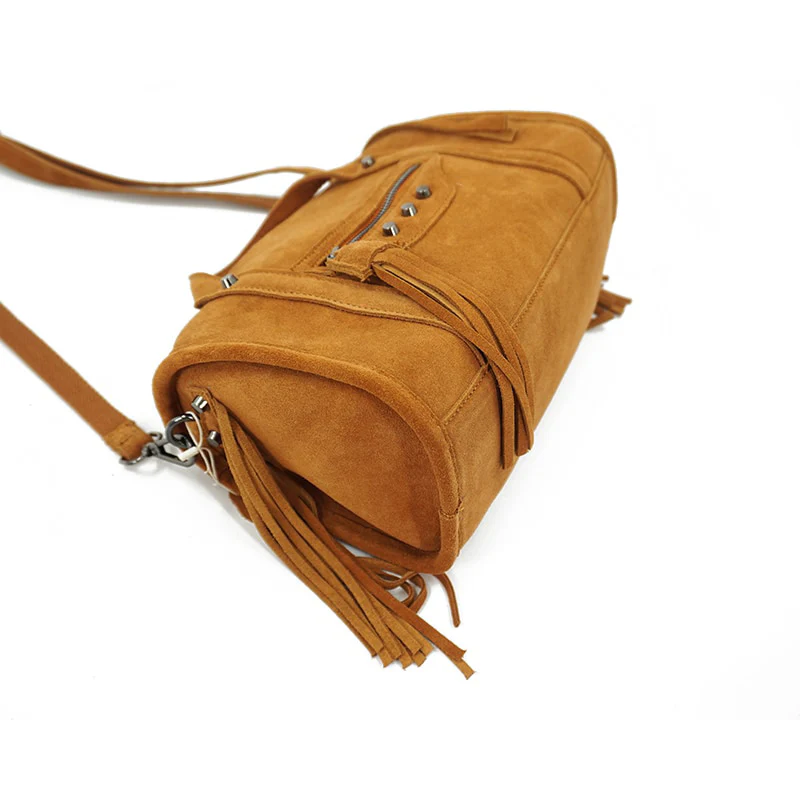 Savanah sac à main cuir velours – Image 5