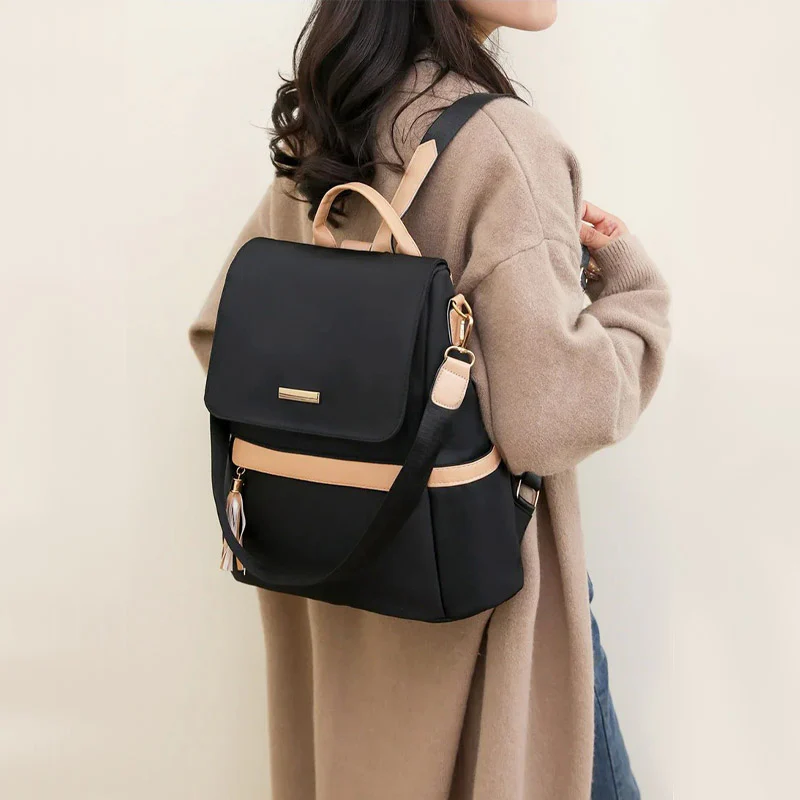 Esterel sac à dos antivol toile – Image 9