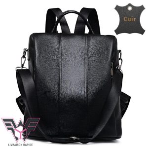 Prati sac antivol femme cuir