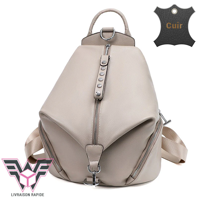 Geneva sac antivol femme cuir – Image 3