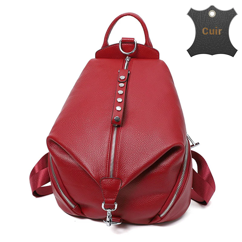 Geneva sac antivol femme cuir – Image 4