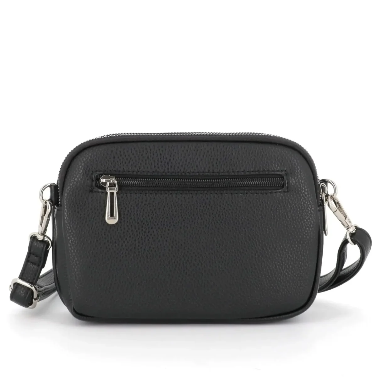 Sac de ville bandoulière multipoches Noir – Image 4