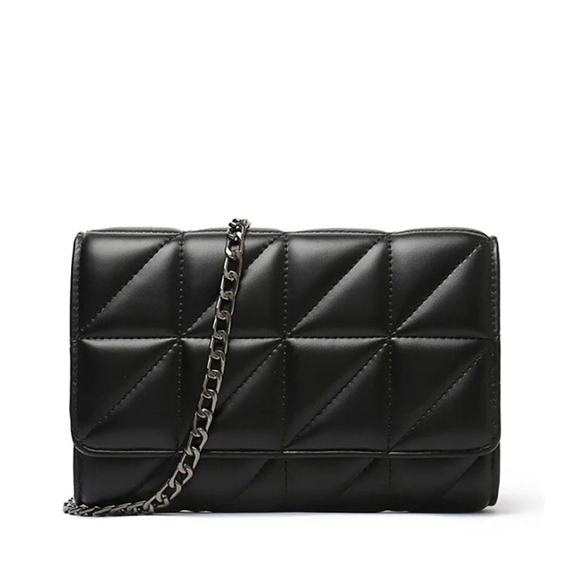 Sigrid sac matelassé noir – Image 2