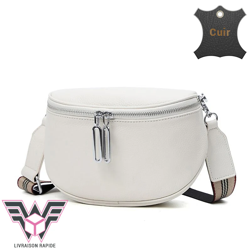 Fanny sacoche banane femme cuir – Image 4